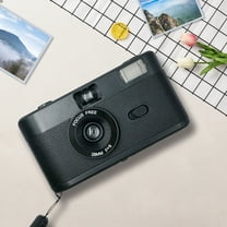ICQOVD Half Frame Film Camera 35MM Retro Film Camera Reusable HD Gift Camera Focus- Built-in Flash Easy To Use Film AAA Battery Are Not Included