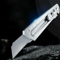thumbnail image 1 of ICQOVD Heavy Multipurpose Utility Knife 2024 Cutter Knife Stainless Steel Universal Knife Multifunctional Multipurpose Carpet Knife Die Casting Cutter on, 1 of 2