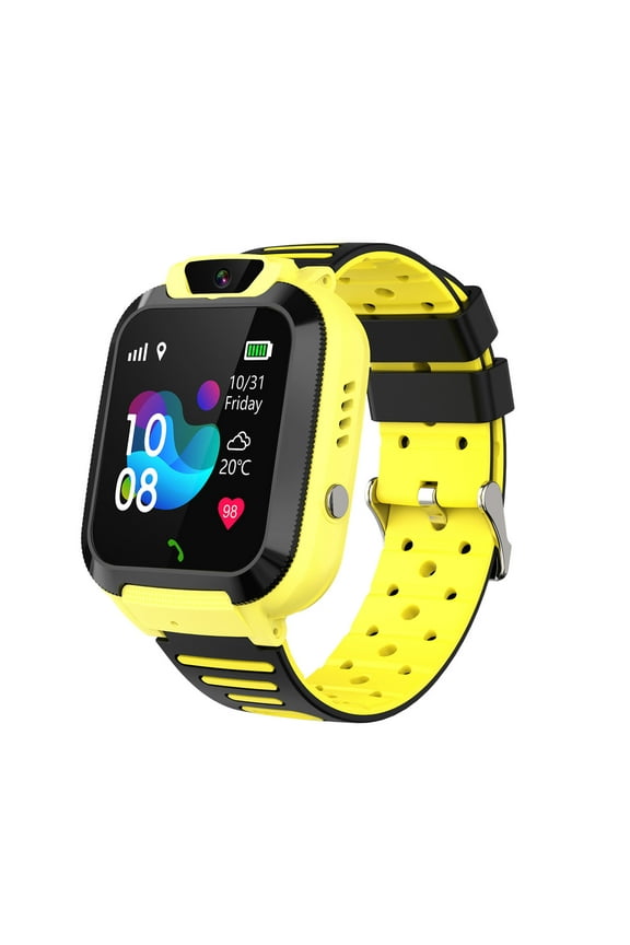 Kids Waterproof Touch Screen 1.44'' Yellow Plastic Case with Yellow Plastic Band