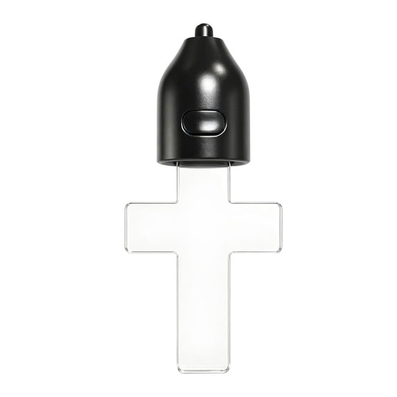 ICQOVD Mini Acrylic Car Pendant Light,Auto Light Up Interior Decoration Ornament for Car Accessories Gift