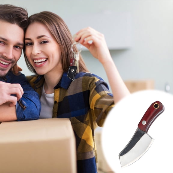 TeashCHAT Mini Keychain Knife Pocket Knife,Lightweight Portable Box Opener Cutter,Practical Stainless Steel Tool for Keychain Carry,office,Travel and Outdoor Use,Home Decor Collection