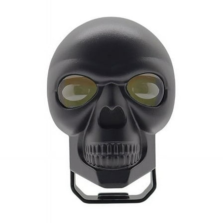 ICQOVD Motorcycle Driving Light LED Pod Light Bar Skull Shape Spotlights Auxiliary Light Headlight for Motorcycle offroad Trucks