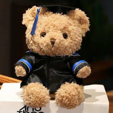 ICQOVD New 2024 Exquisite Fashion Graduation Bear Class of 2024 Graduation Plush 9 Inch Graduation Bear Gift Kindergarten Graduation Stuffed Graduation Doll with Diploma and Sash