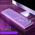 thumbnail image 1 of ICQOVD New Gaming Keyboard USB Wired Floating Keyboard, Ergonomic Water Mechanical Feeling Keyboard, Ultra - Slim Led Backlit Keyboard for Desktop, Compute, 1 of 5