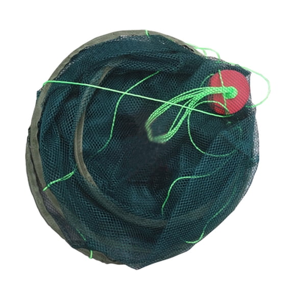 ICQOVD Portable Fishing Net,Foldable Drop Net for Fishing Landing Net Prawn Bait Crab Shrimp