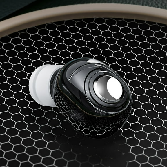 ICQOVD Single Bluetooth Earbud, Mini Wireless Headset, In Ear Headphones, Sport Earpiece with Mic, Magnetic USB Charging, Waterproofs Earphones for All Phone(2 Pack ) Christmas Gift