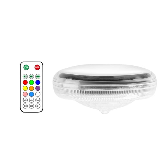 ICQOVD Solar Floating Pool Light with Remote Control,RGB Color Changing Waterproof LED Floating Light for Swimming Pool,Pond,Garden and Backyard Decoration