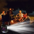 thumbnail image 1 of ICQOVD Solar Powered Bluetooth Speaker Flashlight Portable Outdoor Audio with LED Light for Camping, 1 of 8