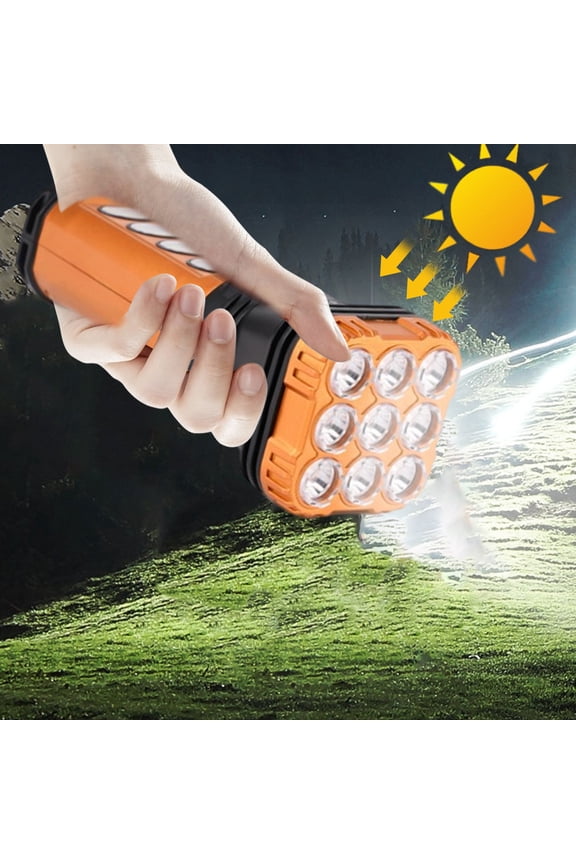 Solar Rechargeable Camping Lantern Super Bright LED Emergency Light for Outdoor and Home
