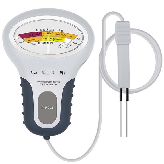 ICQOVD Swimming Pool pH Meter,Digital pH Tester for Pool Water pH Measurement 6.89*4.92IN