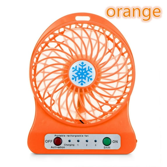 ICQOVD USB Fan Small Tower Mini Fan Second-Generation Motor, Pure Fan without Battery
