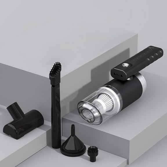 ICQOVD Vacuum Cleaner Car Portable Handheld Small Vacuum Cleaner Wireless Home Car Dual-use Rechargeable High-power Powerful Vacuum Cleaner