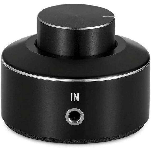 ICQUANZX Mini Active Volume Control Knob Volume Controller 3.5mm Audio Adjuster PC Speaker Amplifier Switcher,Volume Control Knob Speaker Audio Adjuster USB for Win10/8/7/Vista/XP/Mac KL