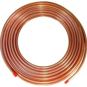 ICS Industries 3/8" OD Copper Refrigeration ACR Tubing, 50 ft Pipe & Plumbing Tubings Pack