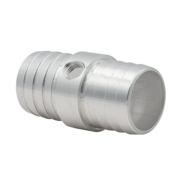 ICT Billet 1-1/4 to 1-1/4 hose barb with 1/4 npt port Designed and Manufactured in the United