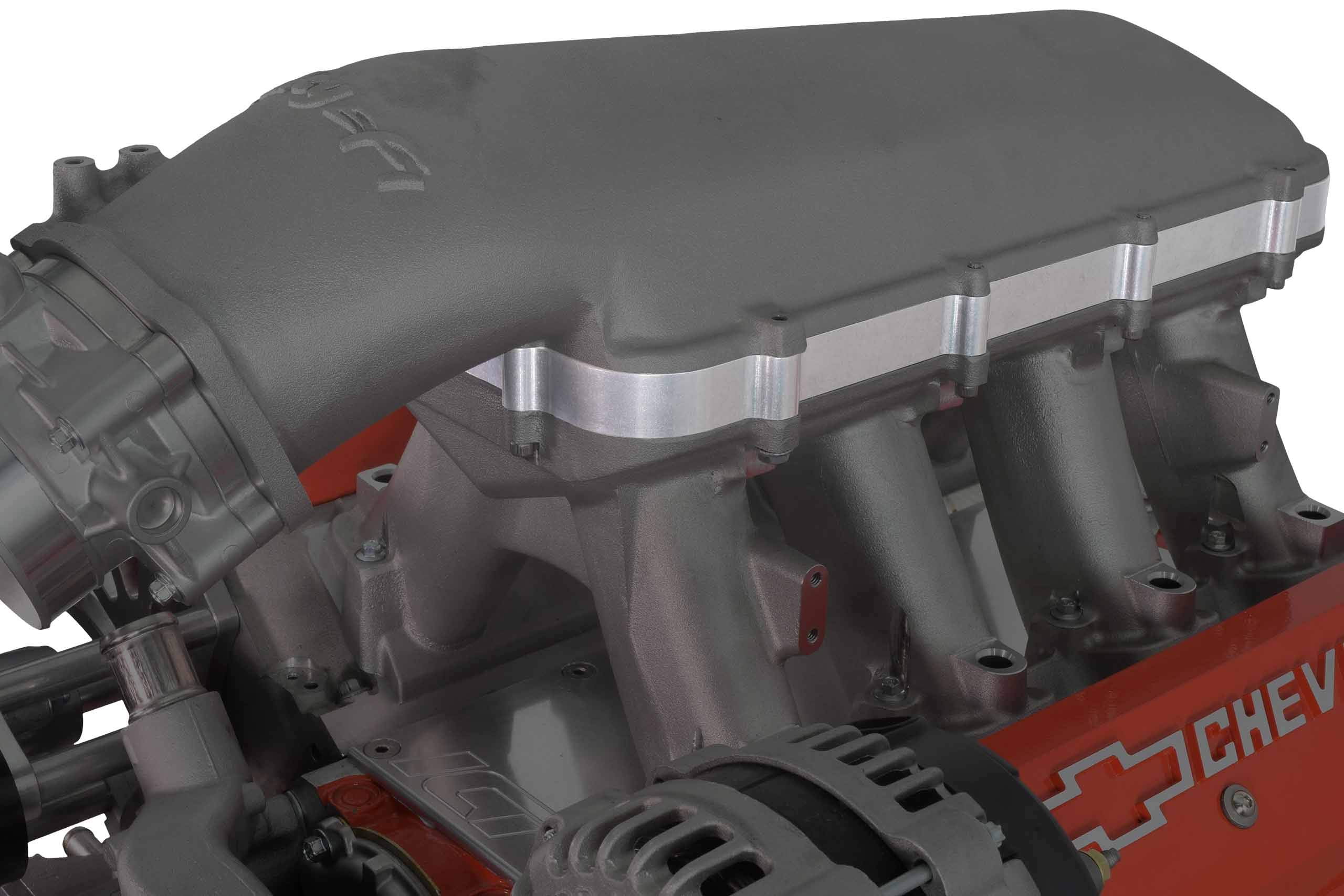 ICT Billet 1" Intake Manifold Lid Spacer with Holley HiRam