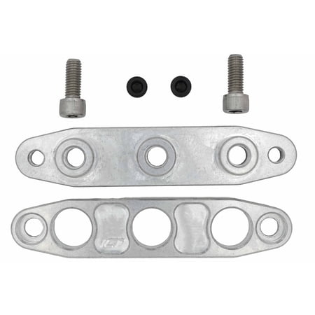 ICT Billet 3-Port 1/8" Inch NPT Firewall Sensor Bulkhead Pass-Thru Relocation Remote Bracket 551843