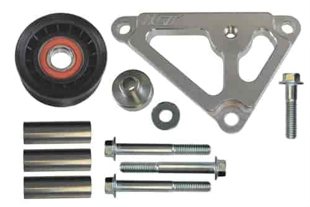 ICT Billet 5517761 LS Power Steering Delete Idler Pulley Bracket
