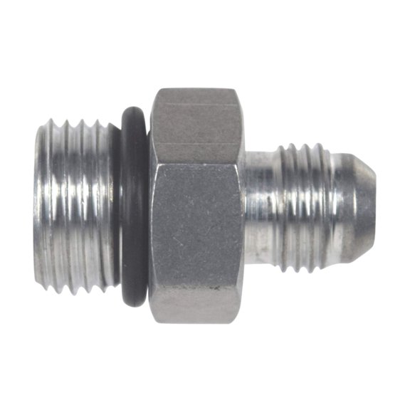 ICT Billet -6AN Flare to 8 Oring ORB Male Fuel Pump Rail Adapter Fitting Flare Hose Bare AN920-06-08A