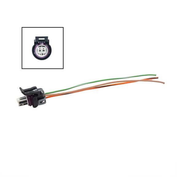 ICT Billet A/C 3-Wire Pigtail - High Pressure Line Switch Factory Wiring Components and Colors
