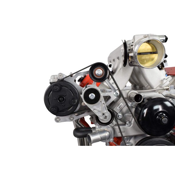 ICT Billet A/C Compressor Bracket Kit Compatible with Fox Body LS1 for LS Swap Mustang 551792-2