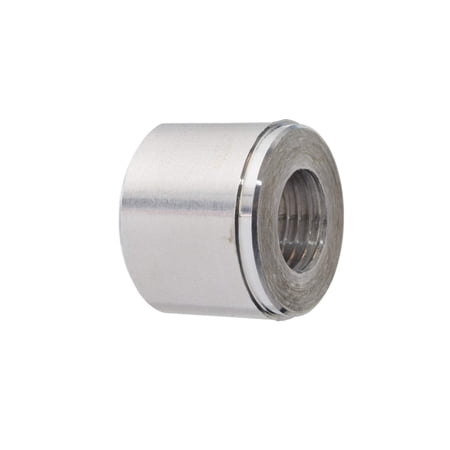 ICT Billet Aluminum 1/4" NPT Weld On Bung Female Nut Threaded Insert Weldable Taper Pipe Thread Connector Fluid Designed & Manufactured in The USA Bare 617-6702AL
