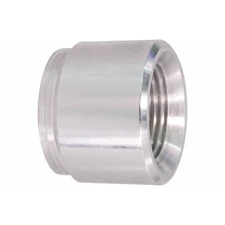 ICT Billet Aluminum M12-1.5mm Weld On Bung Female Nut Threaded Insert Weldable Metric 12mm milometer Connector Fluid Designed & Manufactured in the USA Bare FM1215BUNG