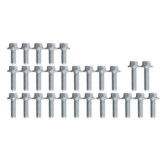 ICT Billet Bolt KIT - Compatible with LSA LS9 Supercharger Lid/Hat and Fuel Rail Z06 Corvette ZL1 Camaro CTS-V Heavy Duty, High Strength, Zinc Coated, Grade 10.9 Steel 551947