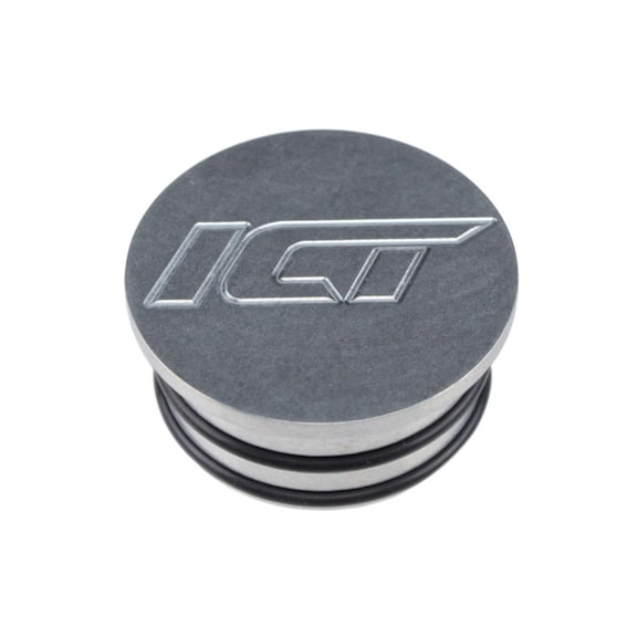 ICT Billet Duramax Turbo Diesel 2004.5-10 LBZ LLY LMM Mouth Piece Resonator Noise Reduction Plug Cover Cap 6.6L Seal Billet Aluminum Made in America ICT Billet 551503