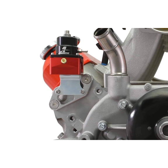 ICT Billet Fuel Pressure Regulator Mount for LS Cylinder Head Mounting Billet Compatable with Chevy