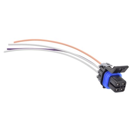 ICT Billet GM LS O2 Oxygen Sensor Square Female 1-Keyway Wire Connector Plug Pigtail WP0XY34