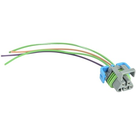 ICT Billet GM LS O2 Oxygen Sensor Trapezoid Female Wire Connector Plug Pigtail WP0XY37