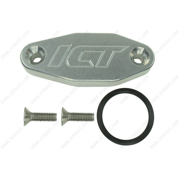ICT Billet Gen 5 LT Oil Cooler Bypass Plate 5.3 6.2 LT1 LT4 L83 L86 L87 L84 L82 L8T 551357 Cooler Delete Block Off