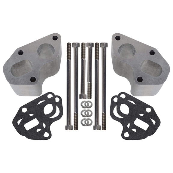 ICT Billet Gen V LT 2.37" Water Pump Spacer Kit - Corvette to Truck Adapter LT1 LT4 L83 L86 551755-237