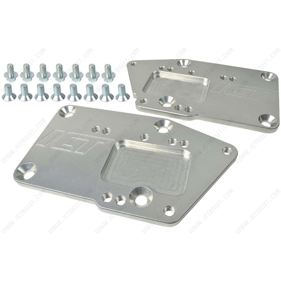 ICT Billet Gen V LT to SBC Motor Mount Adapter Brackets for 2014+ LT1 LT4 L83 L86 L84 L87 L8T