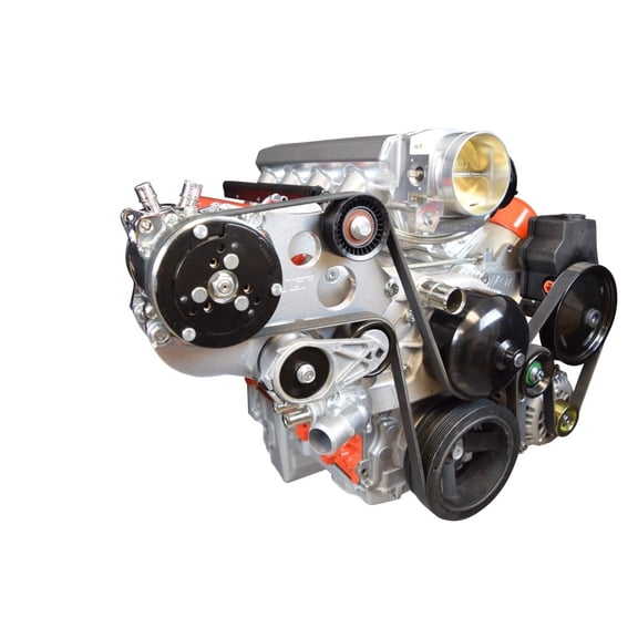 ICT Billet Heavy Duty A/C Air Conditioner Compressor Bracket Kit Compatible with LS1 Camaro GTO - Sanden 508 LSX AC 551474-2