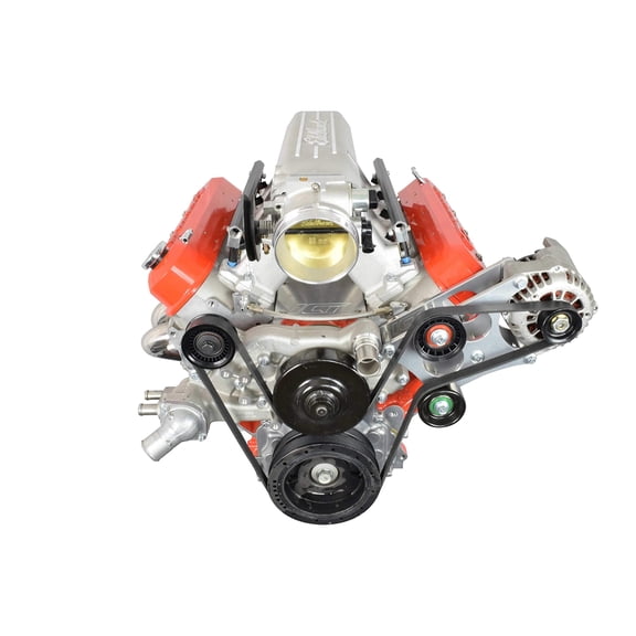 ICT Billet Heavy Duty Billet Alternator Bracket Kit Compatible with LS Corvette LSX LS1 5.7L Top