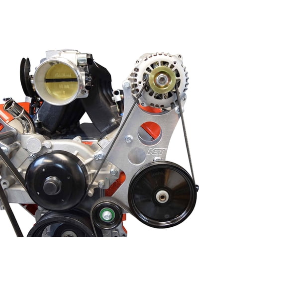 ICT Billet High Mount LS Alternator & Power Steering Pump Bracket Accessory Kit LQ4 LQ9 Truck LSX