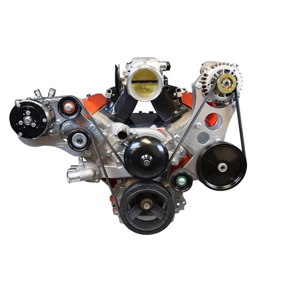 ICT Billet High Mount LS Alternator & Power Steering Pump Bracket Accessory Kit LS1 Camaro Turbo ICT Billet High Mount LS Alternator & Power Steering Pump Bracket Accessory Kit LS1 Camaro Turbo