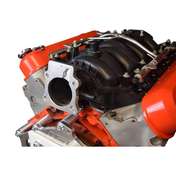 ICT Billet LS 3 Bolt Throttle Body to LS4 Intake Manifold / LS1 TB DBW DBC Adapter 551560