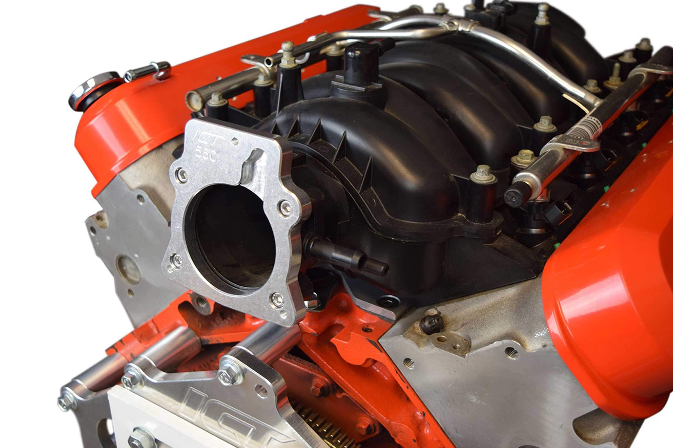 ICT Billet LS 3 Bolt Throttle Body to LS4 Intake Manifold / LS1 TB DBW