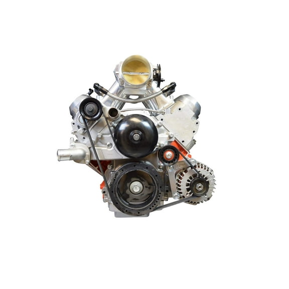 ICT Billet LS Billet Alternator Bracket Low Mount Compatible with Chevy Corvette American Made CNC Machined Aluminum 5.7L 6.0L 6.2L LS1 LSX LS3 LS2 LS6 551667-1