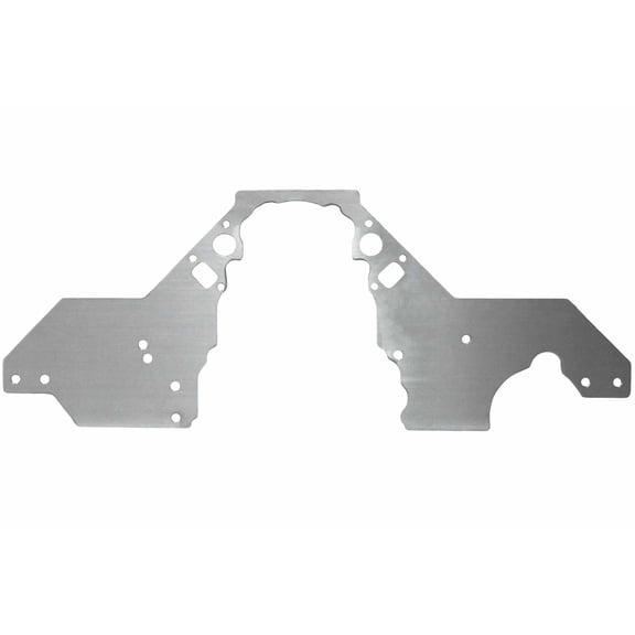 ICT Billet LS Billet Aluminum Front Engine Plate for 1994-2004 2nd Gen S10 Motor Mounting Race Swap Compatible with GM Chevrolet Gen 3 4 LS1 LS3 LQ4 5.3 6.0 6.2 Made in America USA 551816-2S10