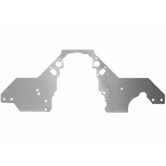 ICT Billet LS Billet Aluminum Front Engine Plate for 1982-1993 1st Gen S10 Motor Mounting Race Swap