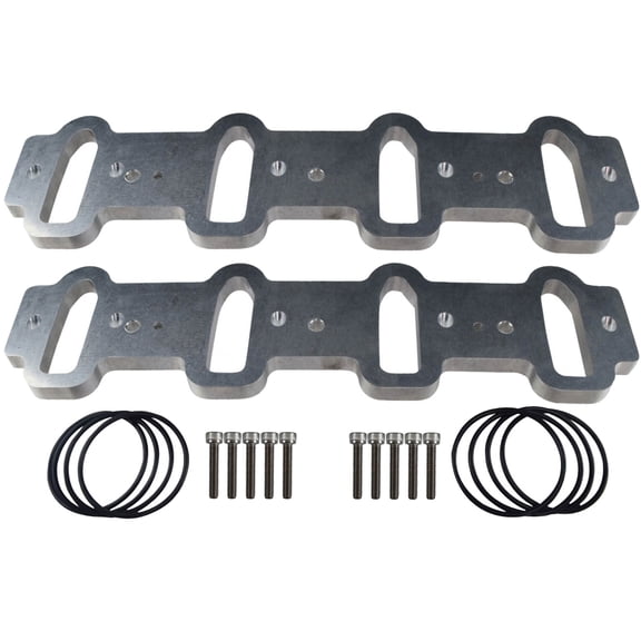 ICT Billet LS Cathedral Port Custom Intake Manifold Weld Flanges Cylinder Head LS1 LSX LS6 551314