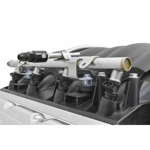 ICT Billet LS Fuel Rail Spacer Kit for LS Truck Mini Delphi Injectors on LS3 Car Intake Compatible
