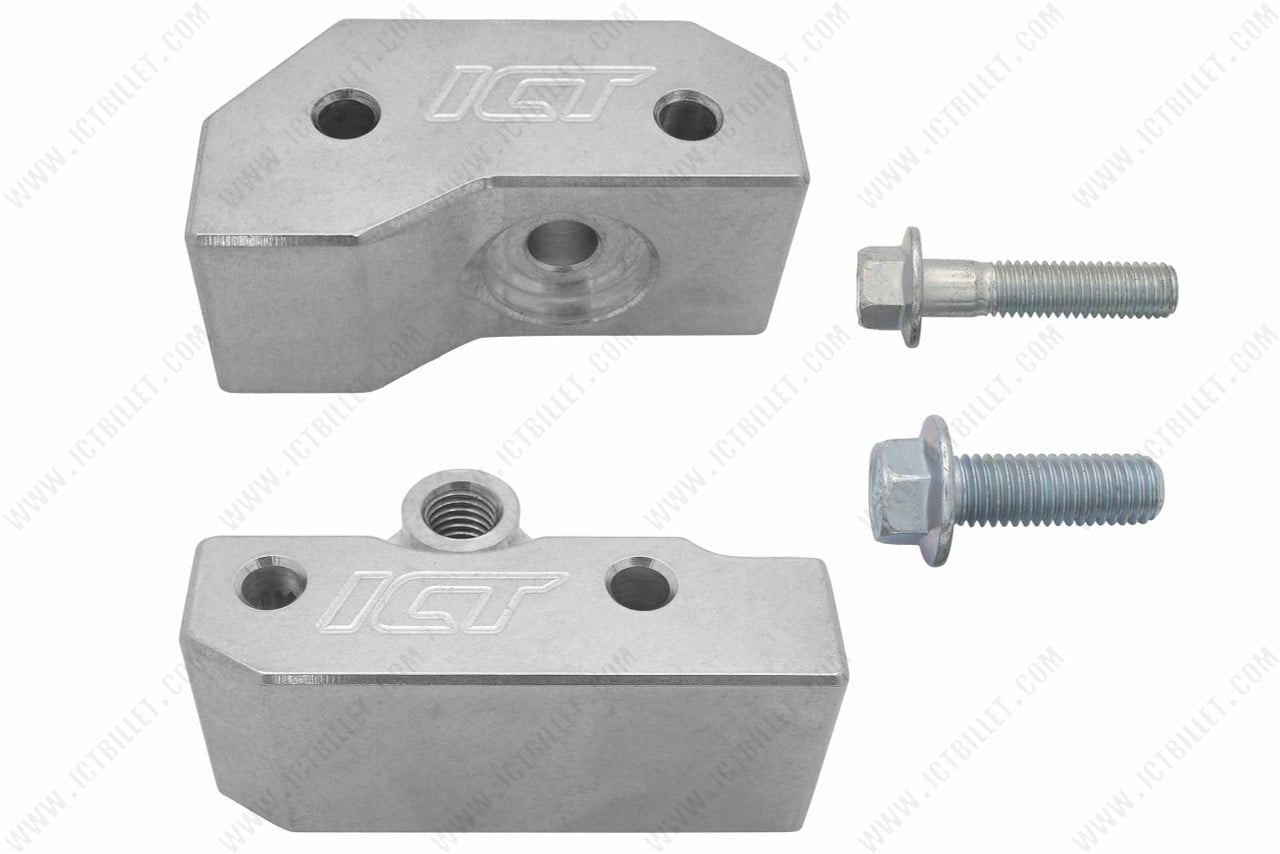 ICT Billet LS Gen III Billet Knock Sensor Relocation Brackets LS1 LM7 LR4 LQ4 LS6 L59 LQ9 LM4 L33 4.8 5.3 5.7 6.0