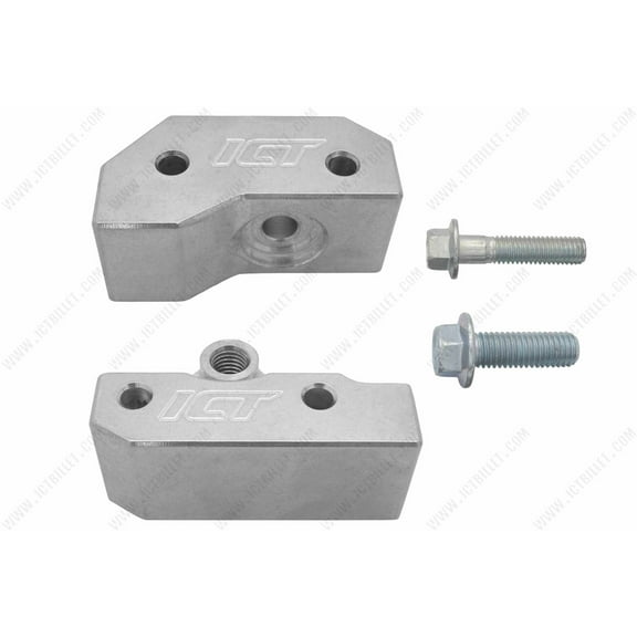 ICT Billet LS Gen III Billet Knock Sensor Relocation Brackets LS1 LM7 LR4 LQ4 LS6 L59 LQ9 LM4 L33 4.8 5.3 5.7 6.0