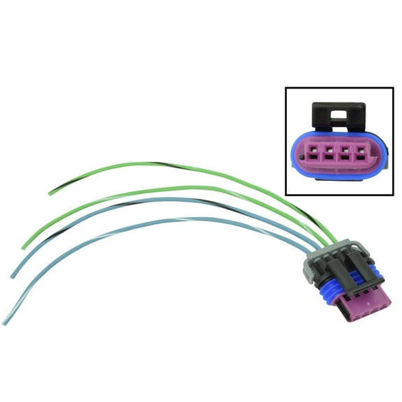 ICT Billet LS IAC Wire Pigtail - Idle Air Control Valve Connector - LS1 LSX Plug WPIAC30