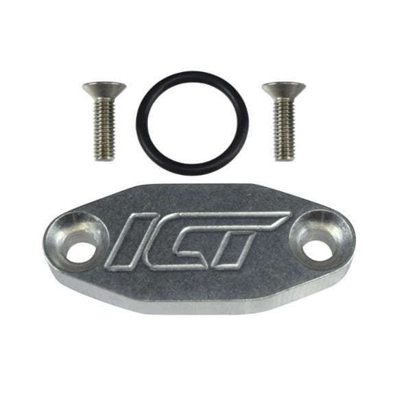 ICT Billet LS Oil Cooler Bypass Plate for Gen III IV Series Engines LS1 LSX LS3 LQ4 LQ9 LR4 LS6 L33 LS2 LH6 L92 L76 L98 L9H L20 L94 LZ1 L99 L96 LC8 L77 Port 551621Z